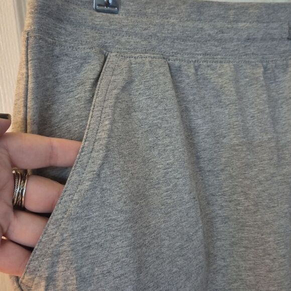🎁3/$30🎁 KAREN SCOTT SPORT Activewear Gray Bermuda Jersey Shorts Sz XL New - Picture 10 of 10